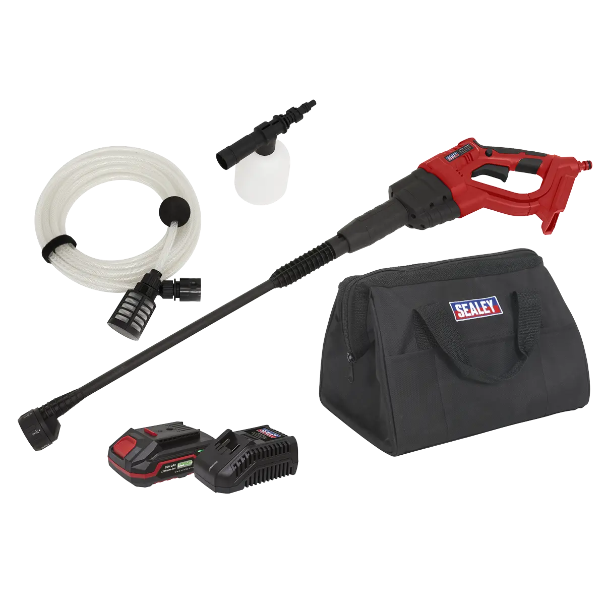 Sealey SV20 Series Cordless Pressure Washer Kit 20V 2Ah Sealey 