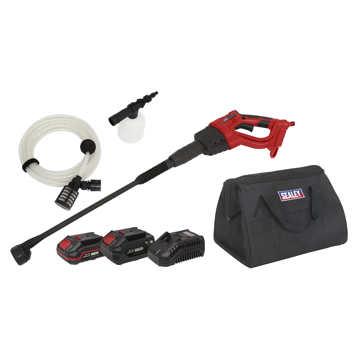 Sealey SV20 Series 22bar Cordless Pressure Washer Kit 20V - 2 Batteries Sealey 