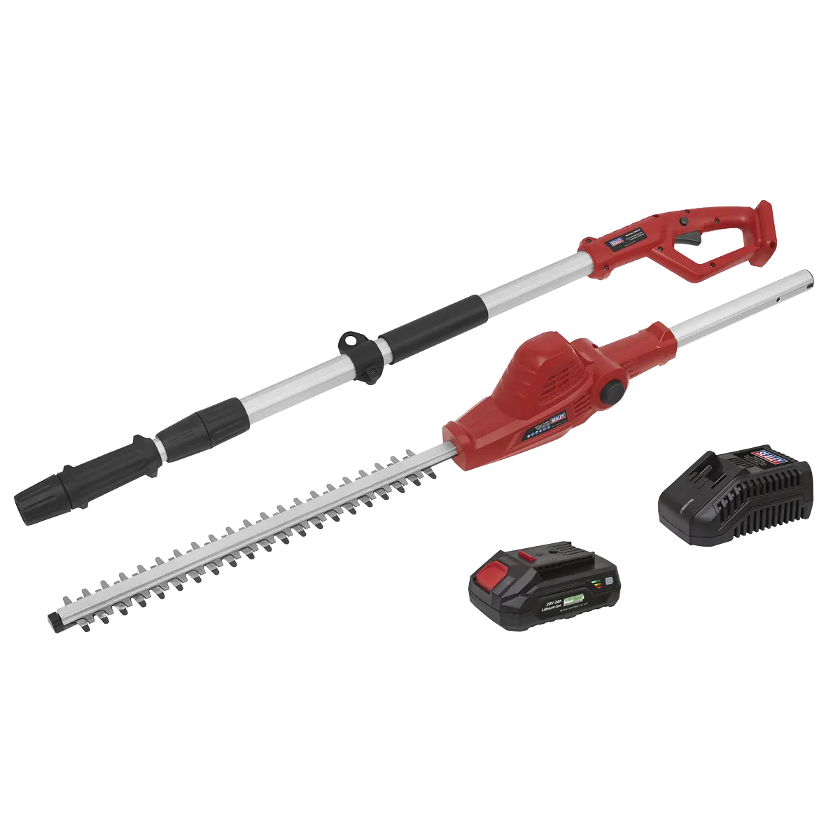 Sealey SV20 Series Cordless Telescopic Hedge Trimmer Kit 20V 2Ah Sealey 
