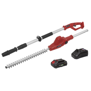 Sealey SV20 Series Cordless Telescopic Hedge Trimmer Kit 20V 2Ah