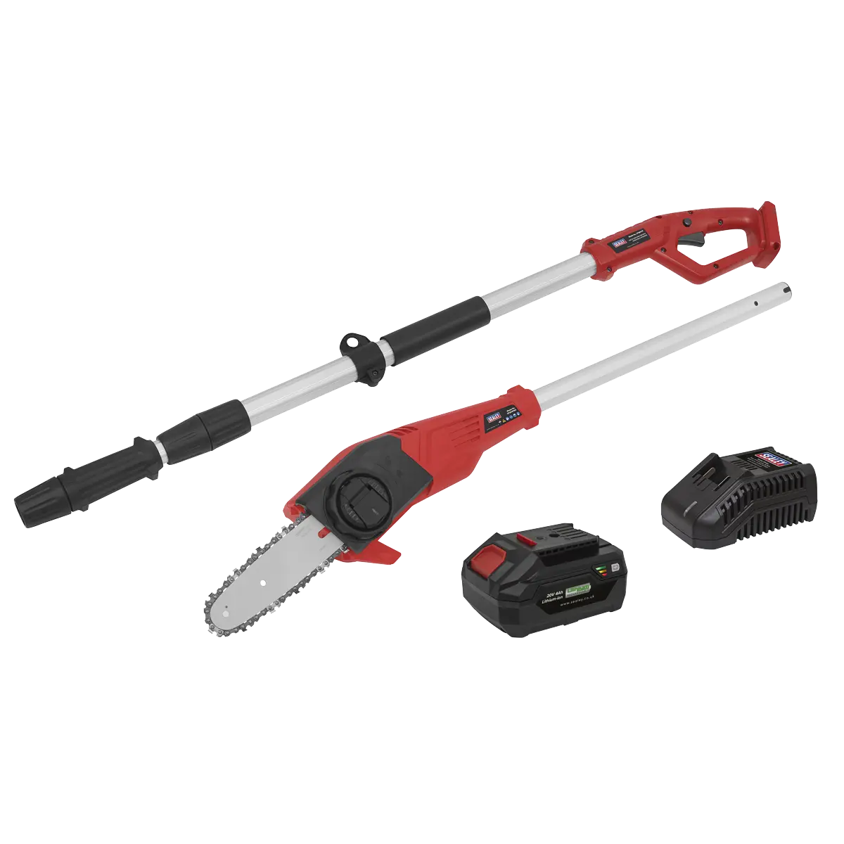 Sealey SV20 Series 20cm Cordless Telescopic Chainsaw Kit 20V 4Ah Sealey 