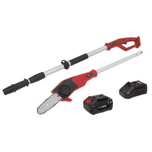 Sealey SV20 Series 20cm Cordless Telescopic Chainsaw Kit 20V 4Ah