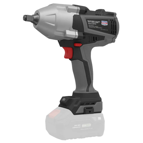 Sealey Premier SV20 Series 1/2"Sq Drive Brushless Cordless Impact Wrench 20V - Body Only