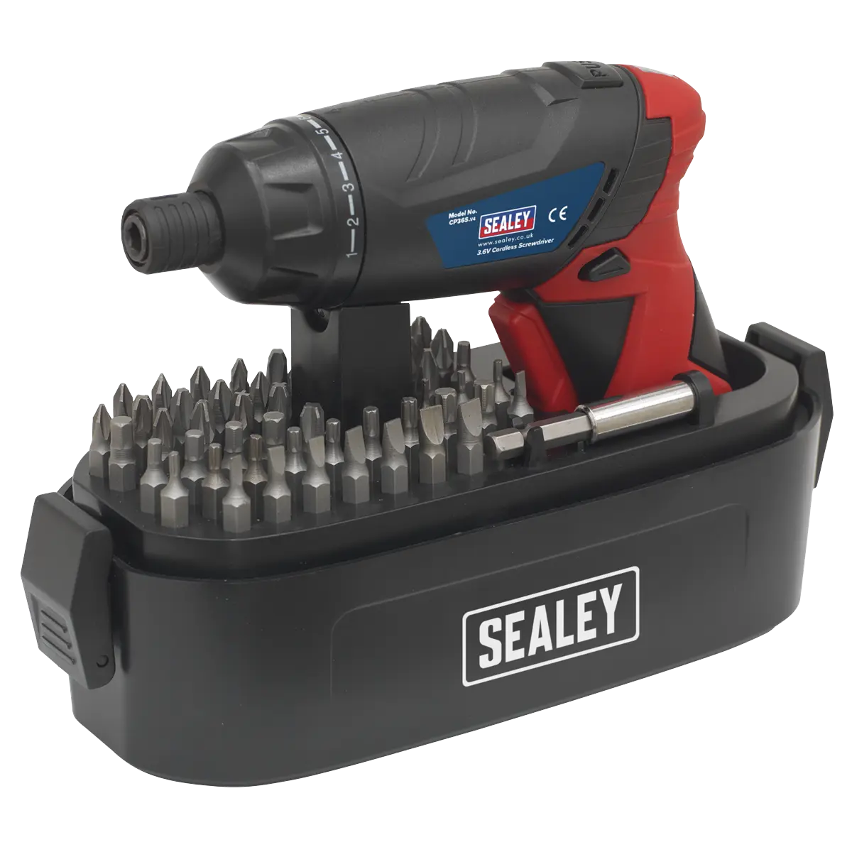 Sealey Cordless Screwdriver Set 3.6V 53pc Sealey 