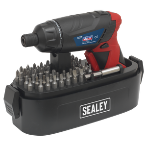 Sealey Cordless Screwdriver Set 3.6V 53pc