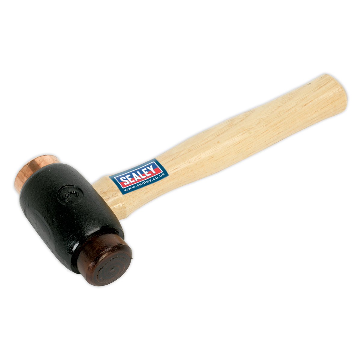 Sealey Premier Copper/Rawhide Faced Hammer with Hickory Shaft