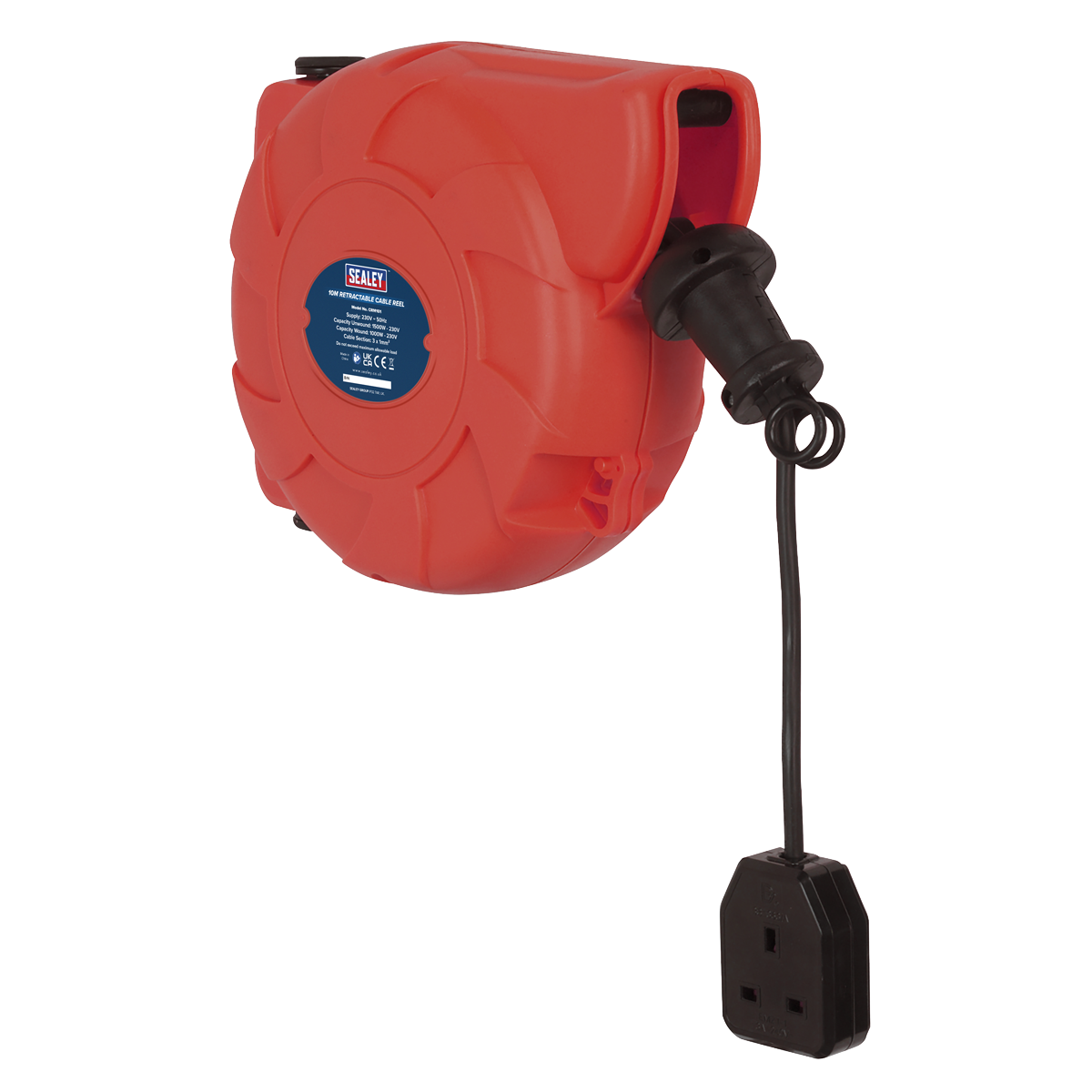 Sealey Retractable Cable Reel System 1 x 230V