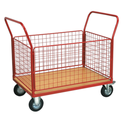 Sealey Platform Truck with 4 Removable Sides 1200 x 800mm - 300kg