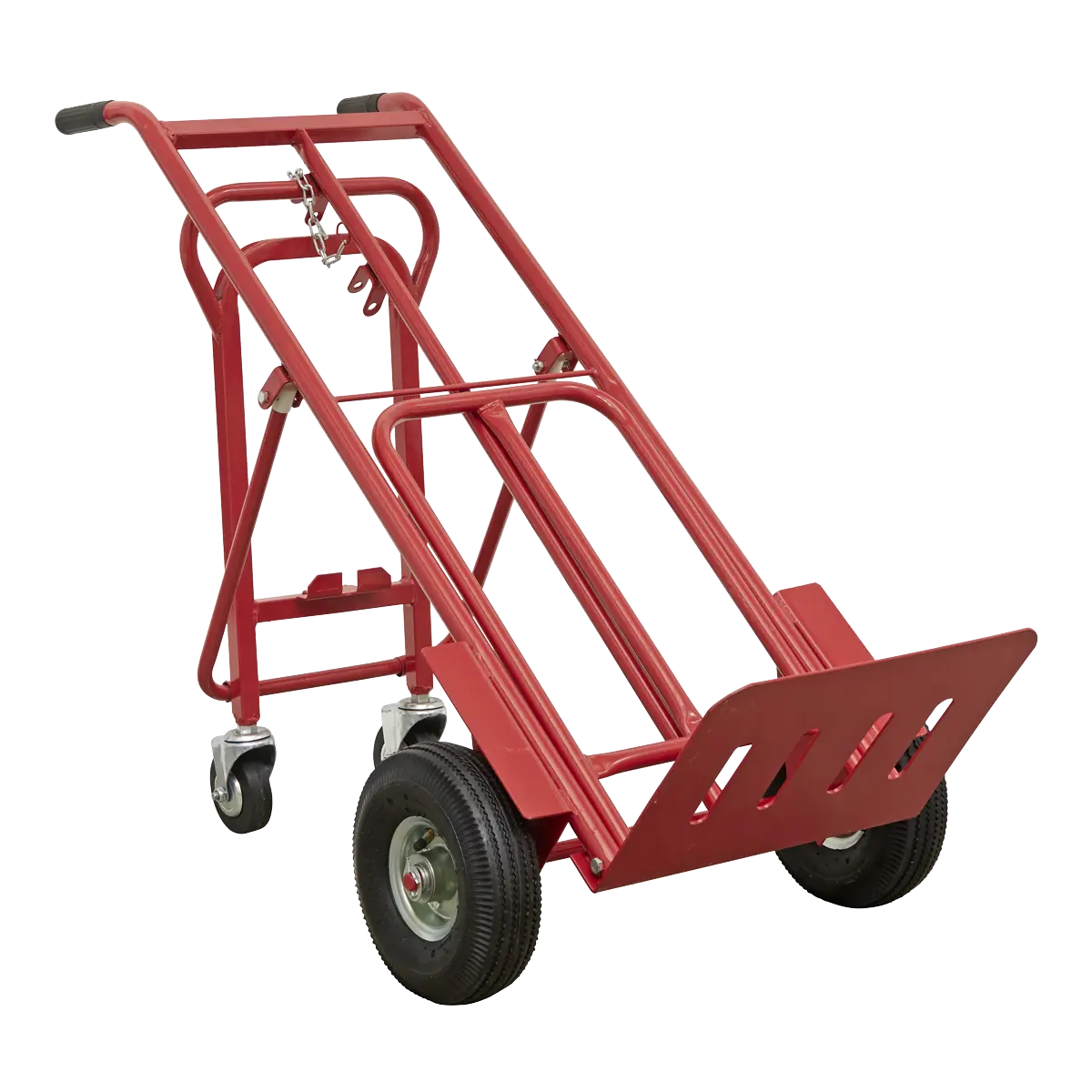 Sealey 3-in-1 Sack Truck with Pneumatic Tyres 250kg Sealey 