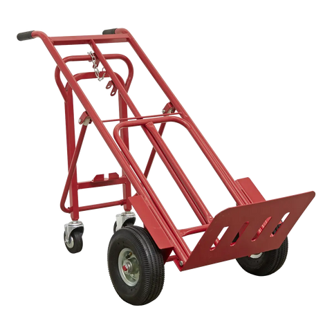 Sealey 3-in-1 Sack Truck with Pneumatic Tyres 250kg