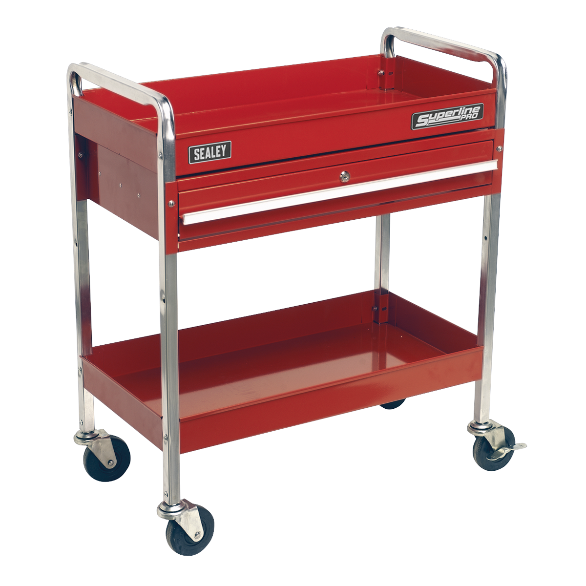 Sealey Superline PRO® Heavy-Duty Trolley with Lockable Drawer 2-Level Sealey 