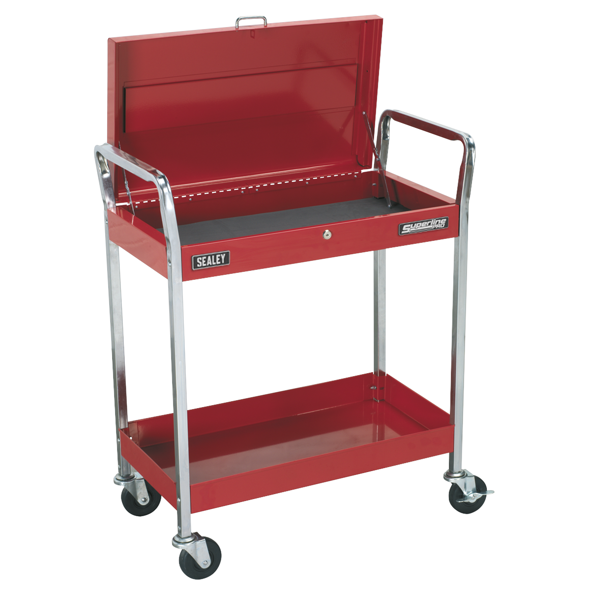 Sealey Superline PRO® Heavy-Duty Trolley with Lockable Top 2-Level Sealey 