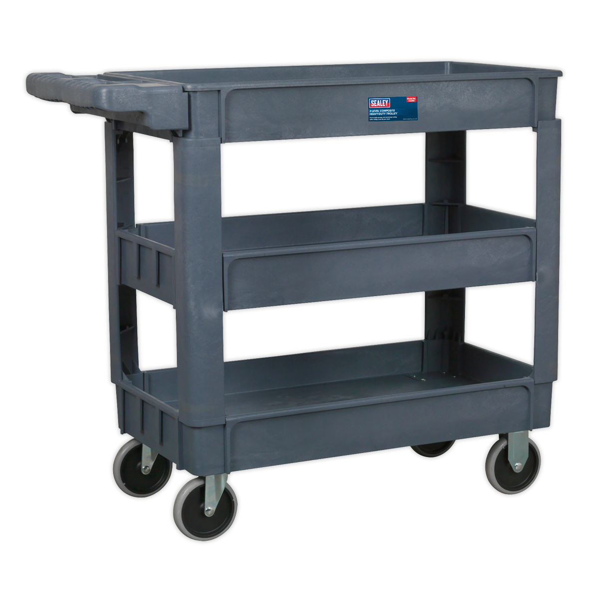 Sealey Composite Heavy-Duty Trolley 3-Level Sealey 