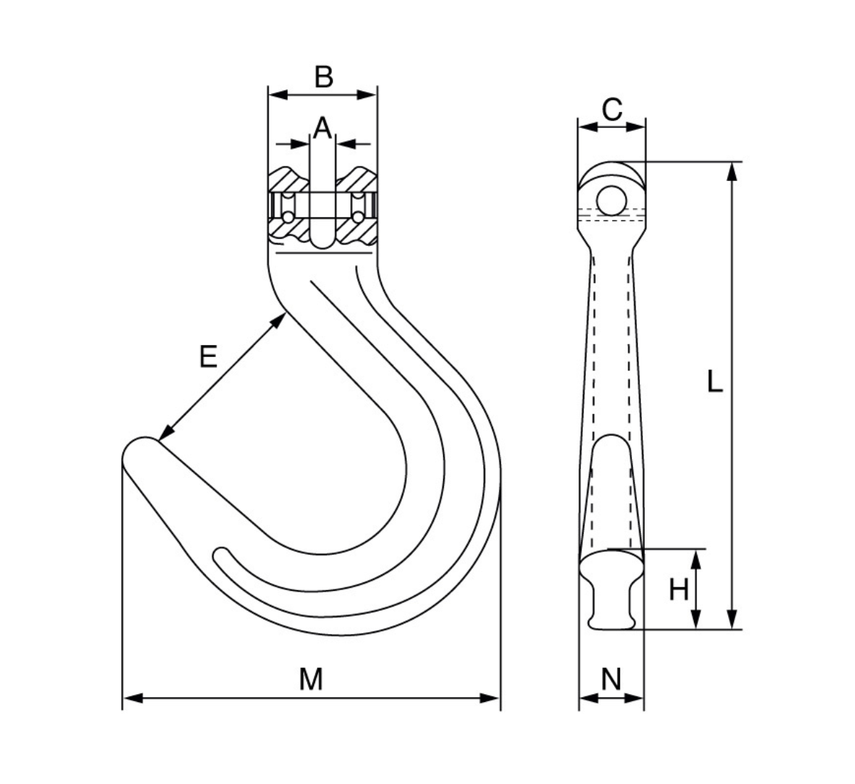Cobra Plus Grade 10 Clevis Foundry Hook