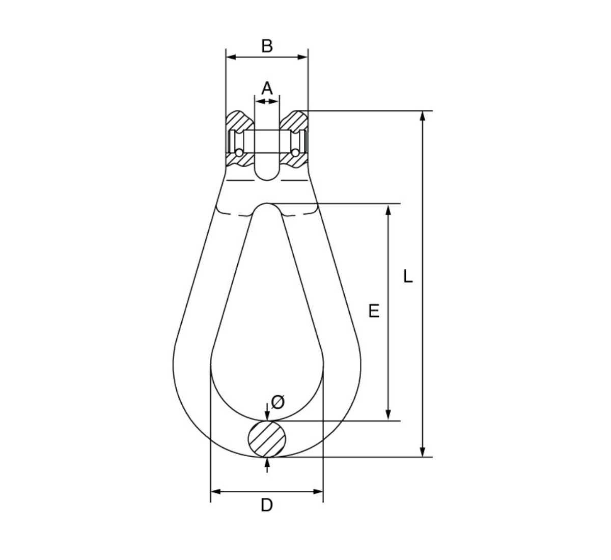 Cobra Plus Grade 10 Clevis Reevable Egg Link
