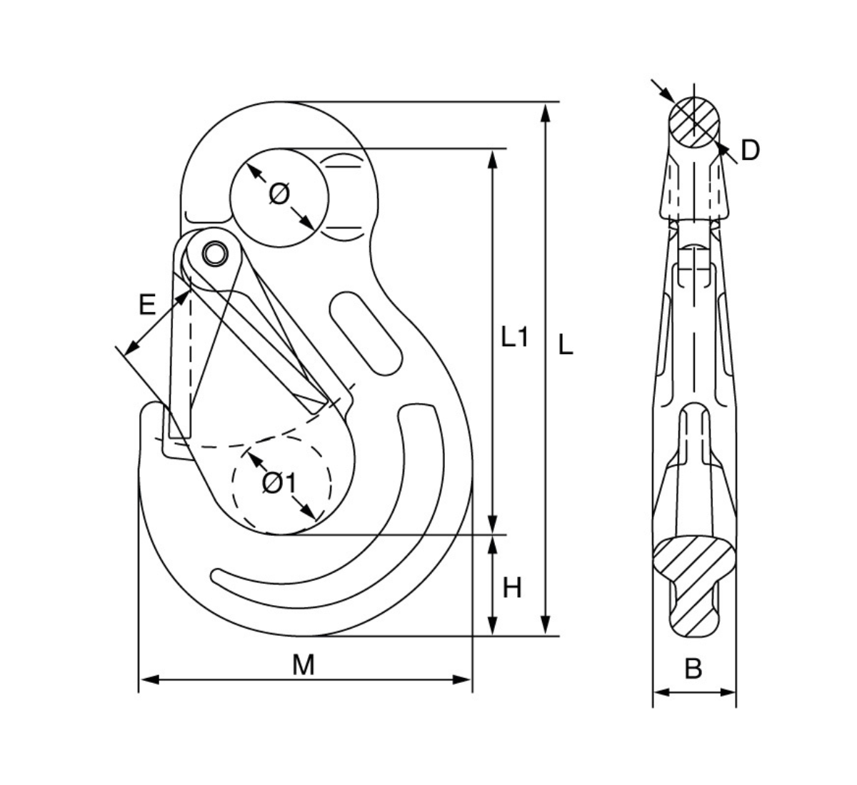 Cobra Plus Grade 10 Eye Sling Hook