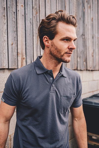 JCB Essential Grey Polo Shirts JCB 