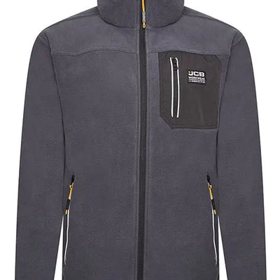 JCB Trade Fleece Full Zip Steel Blue JCB 