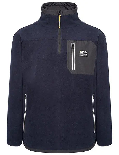 JCB Trade Heavyweight 1/4 Zip Tech Fleece JCB 
