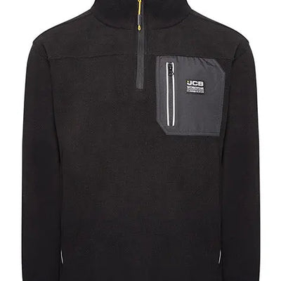 JCB Trade Heavyweight 1/4 Zip Tech Fleece JCB 