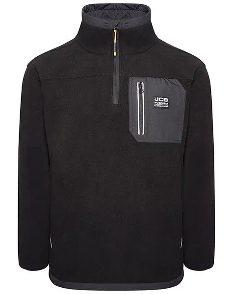 JCB Trade Heavyweight 1/4 Zip Tech Fleece JCB 