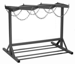 Double-Sided Cylinder Floor Rack
