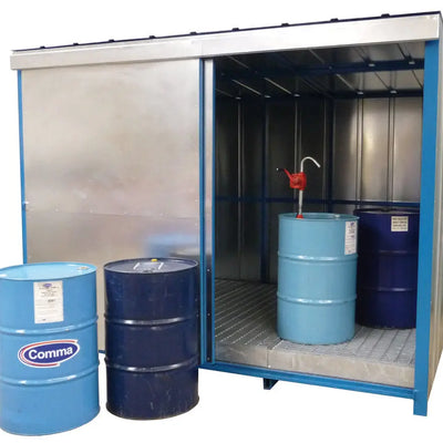 Drum Storage Unit with Sump Base GPC Industries Ltd 
