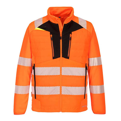 Portwest DX473 DX4 Hi Vis Hybrid Baffle Jacket Portwest 