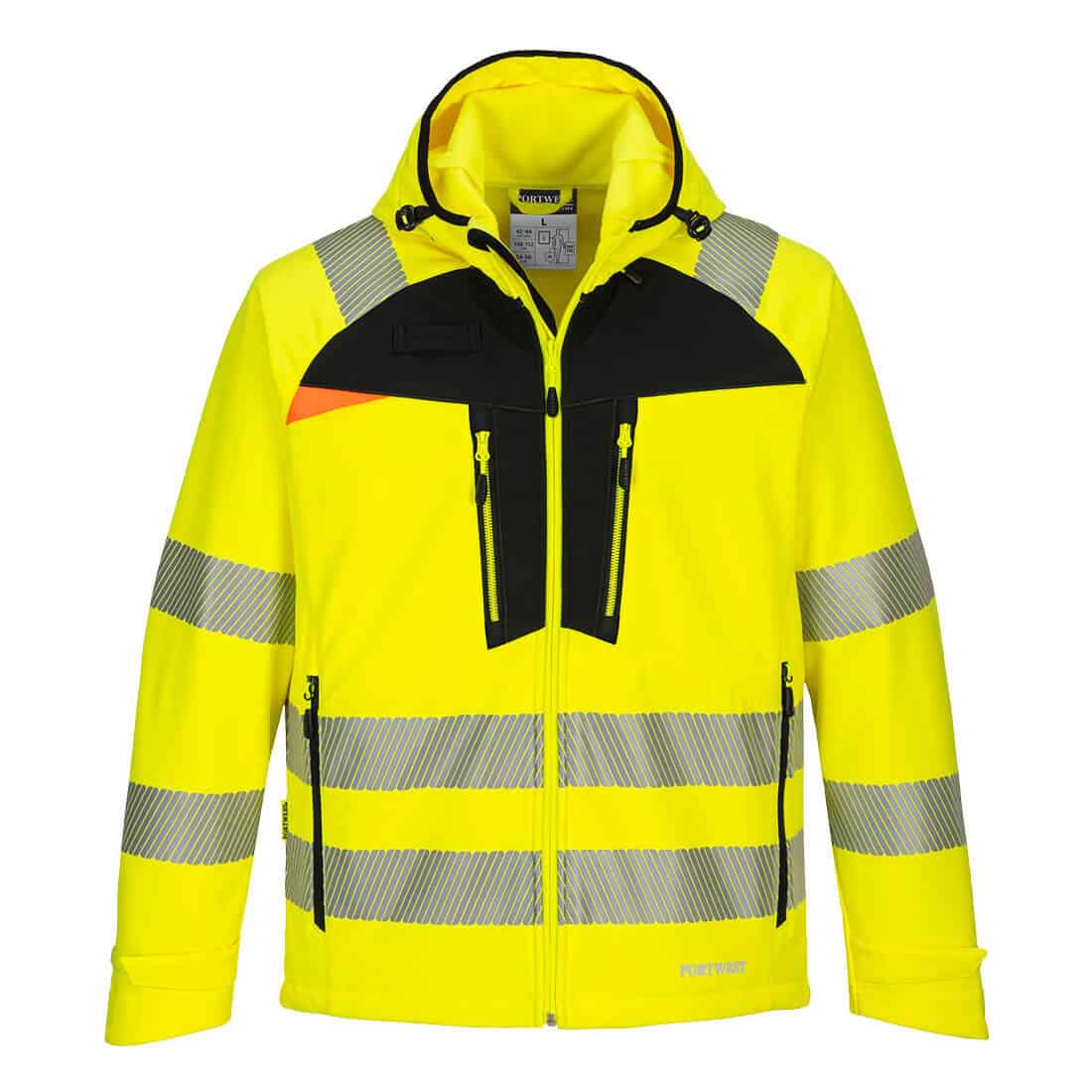 Portwest DX475 DX4 Hi Vis Softshell Jacket Portwest 