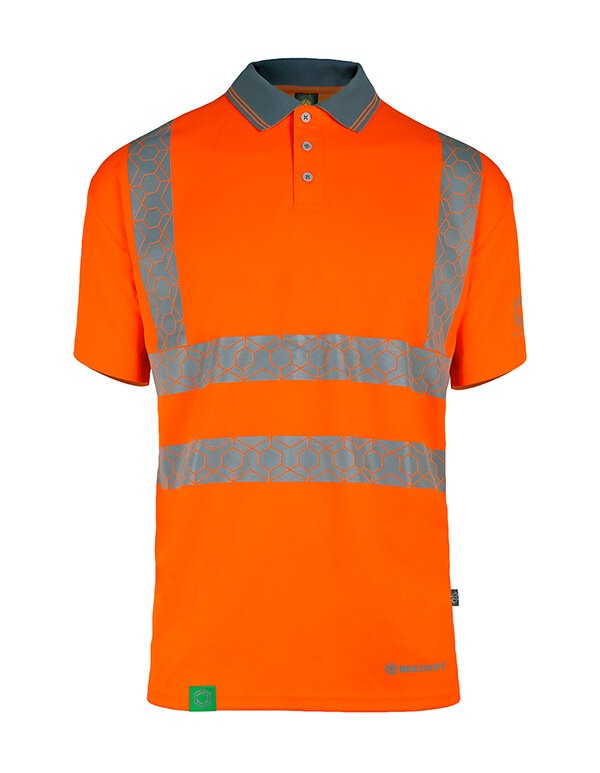 ENVIROWEAR Recycled Hi Vis Polo Shirt Envirowear 
