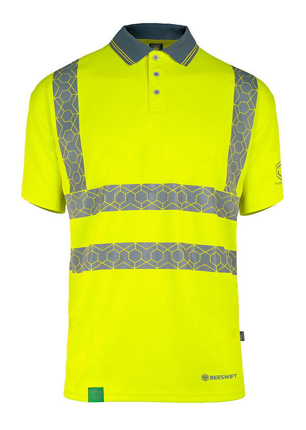 ENVIROWEAR Recycled Hi Vis Polo Shirt Envirowear 