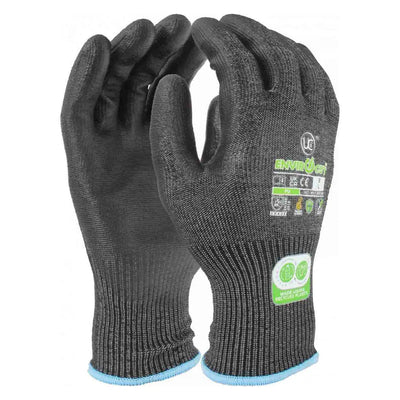 Envirocut Made Using Recycled Plastic Bottles Cut E Safety Gloves Envirocut 