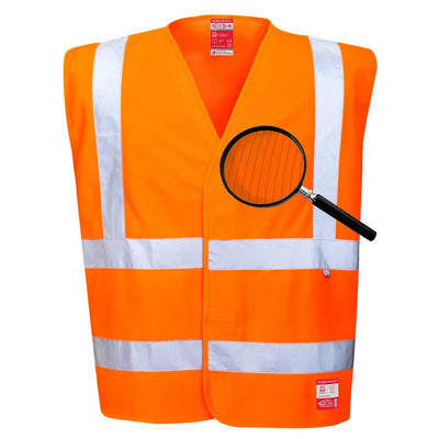 Portwest FR71 Hi Vis Anti Static Vest - Flame Resistant Portwest 