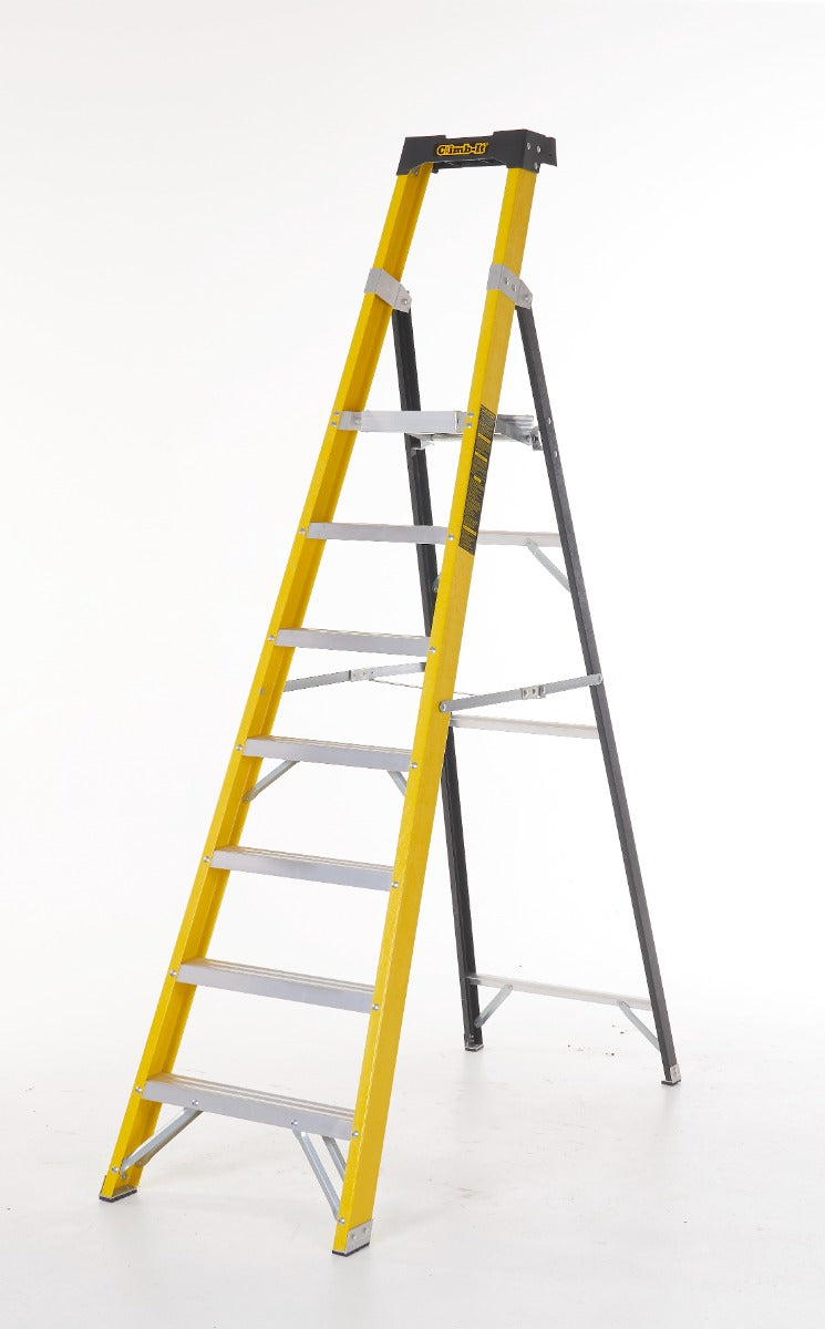 Climb-It Fibreglass Platform Stepladders Climb-It 