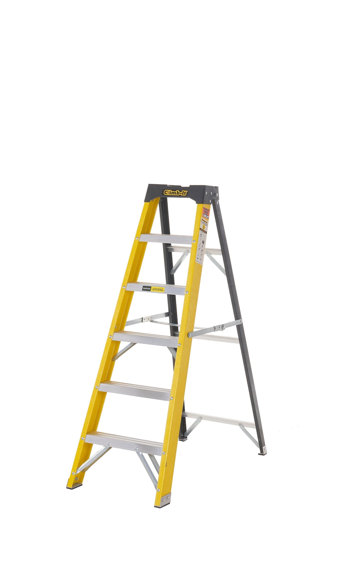 Climb-It Fibreglass Swingback Stepladders Climb-It 