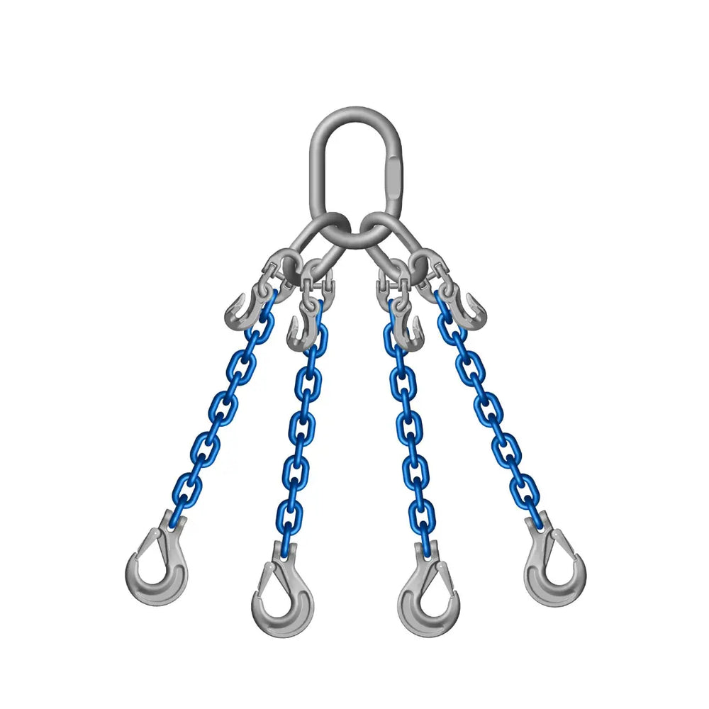Grade 10 4 Leg 6mm Chain Slings 3.00 Tonne