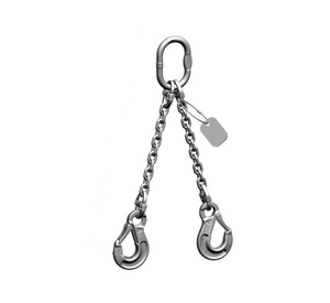 Pewag Grade 6 2 leg 10mm Stainless Steel Chain Sling 3.50 Tonne