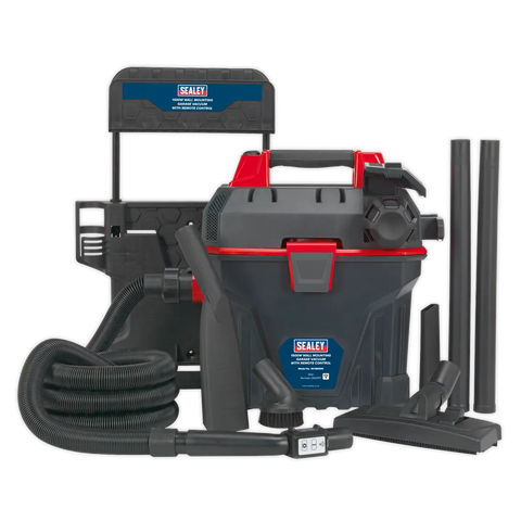 Sealey Wall Mounting Garage Vacuum with Remote Control 1500W