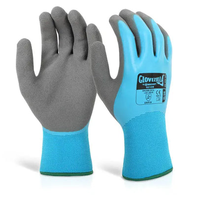 GLOVEZILLA GZ102 Waterproof Latex Gripper Glove - Pack of 10 Glovezilla 