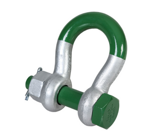 Galvanised Super Green Pin Safety Pin Bow Shackles