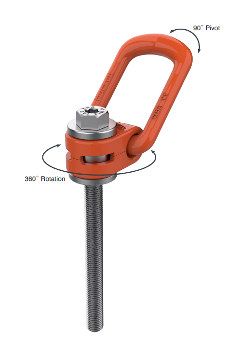william hackett HA lifting point with extended thread