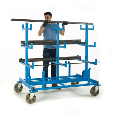 Heavy Duty Mobile Bar Storage Rack GPC Industries Ltd 