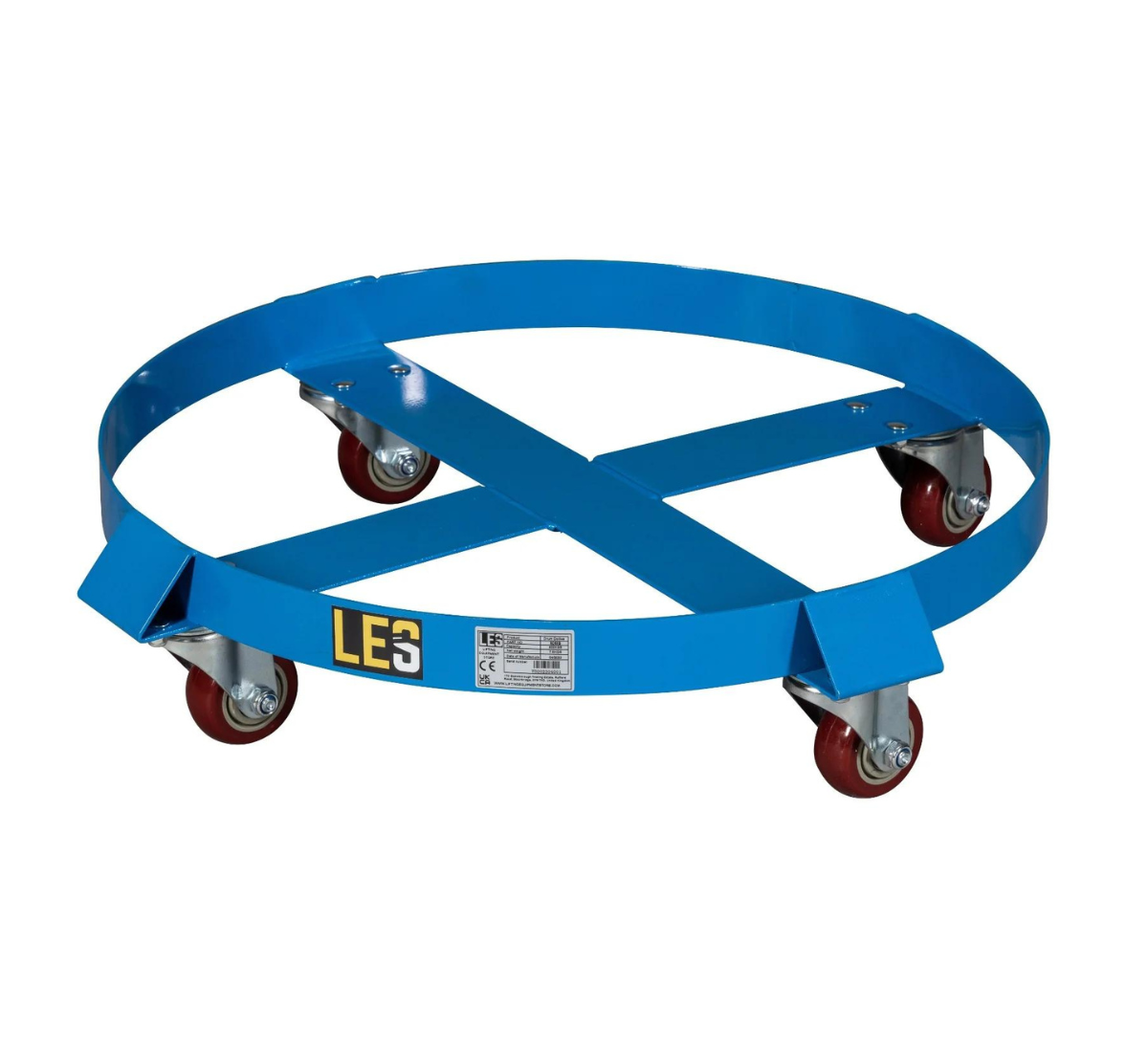 Heavy Duty Steel Drum Dolly 210Litre Lifting Equipment Store