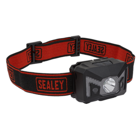 Sealey Rechargeable Head Torch with Auto-Sensor 3W SMD LED