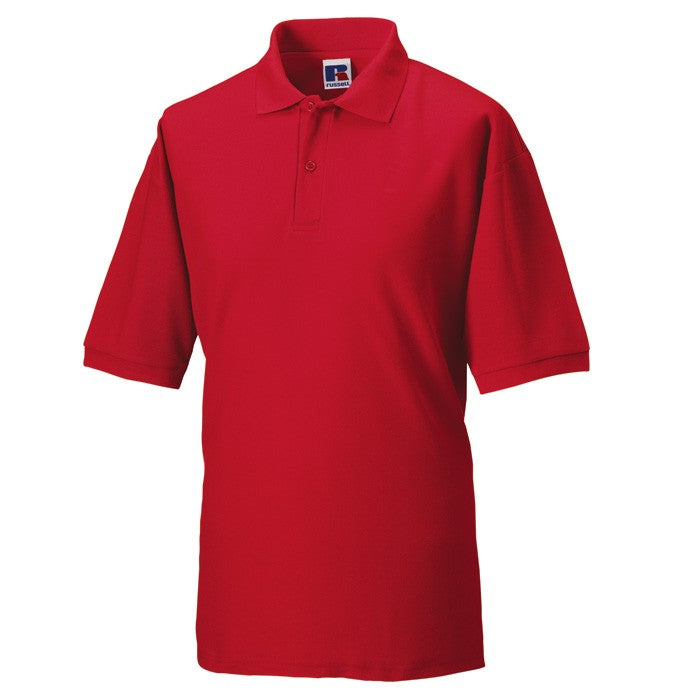 J539M Russell Mens Classic Polycotton Polo Russell 