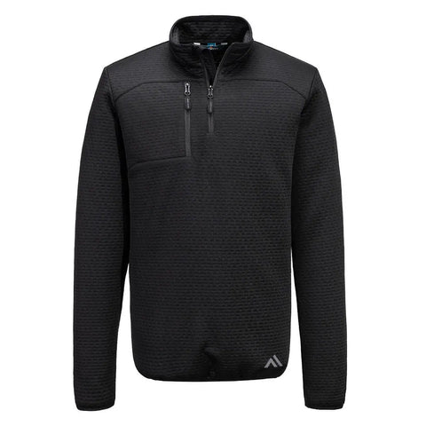 Portwest KX376 KX3 Textured 1/4 Zip Sweatshirt