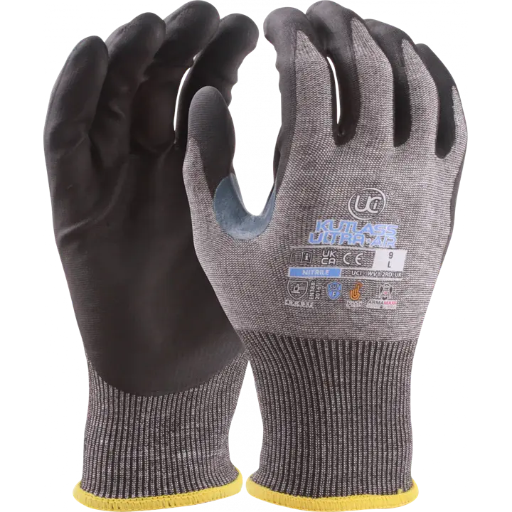 Kutlass Ultra-Air - Ultra Lightweight ISO Cut F Armormaxx Safety Glove Kutlass 