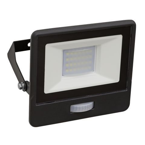 Sealey Extra-Slim Floodlight with PIR Sensor 20W SMD LED