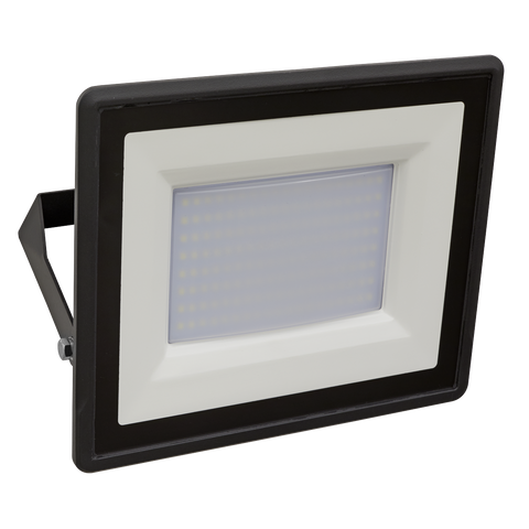Sealey Extra-Slim Floodlight with Wall Bracket 100W SMD LED
