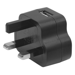 Sealey USB Mains Charger 5V⎓1A